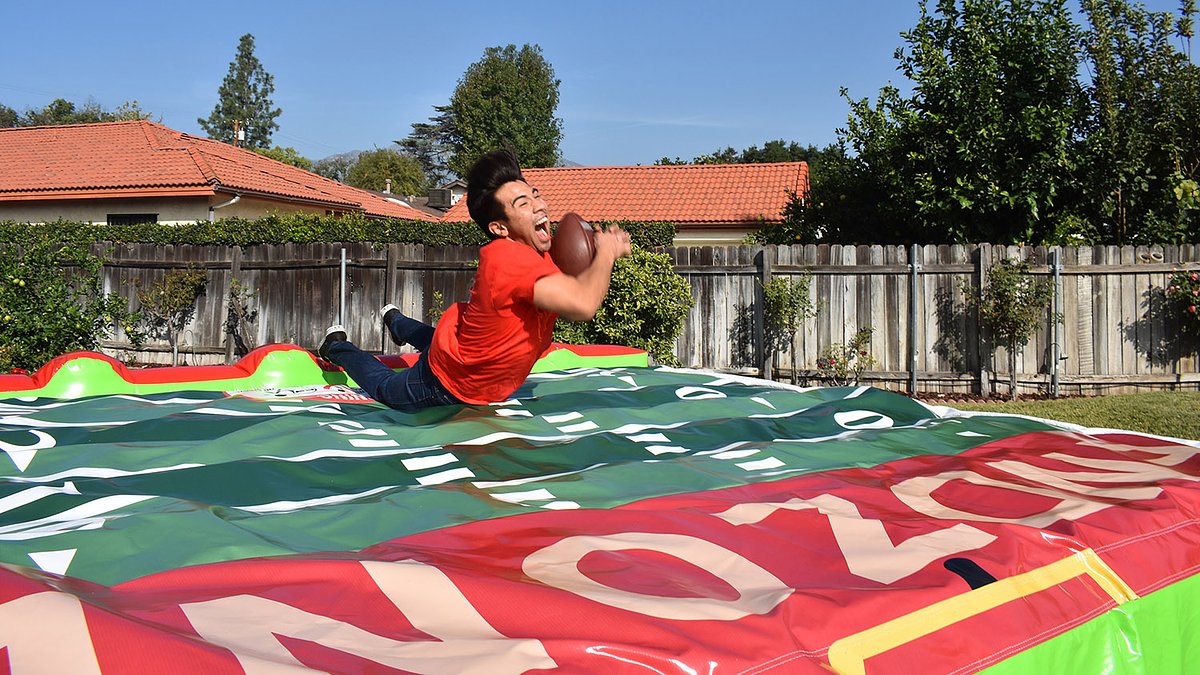 Over The End Zone!